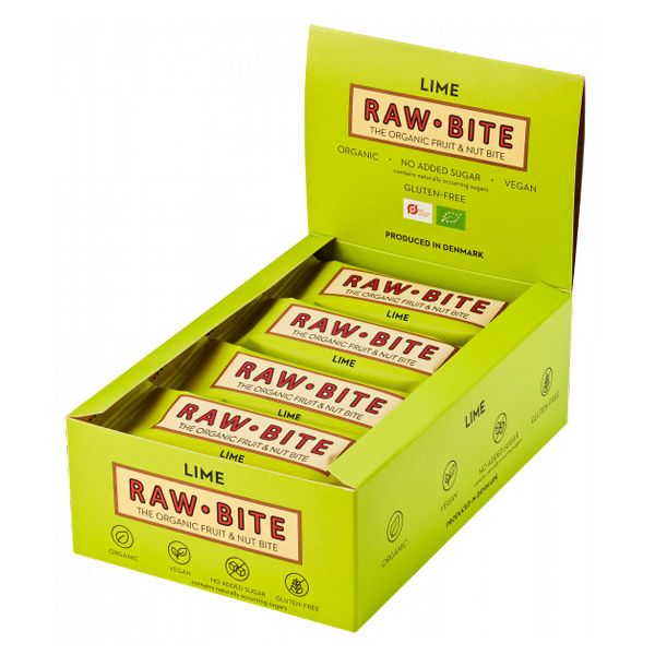 Hộp 12 Thanh Dinh Dưỡng Hữu Cơ Từ Hạt và Trái cây RAWBITE 50g - 8 mùi