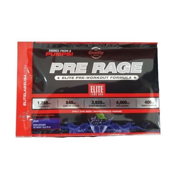 Elite Labs USA Pre Workout Pre Rage sample