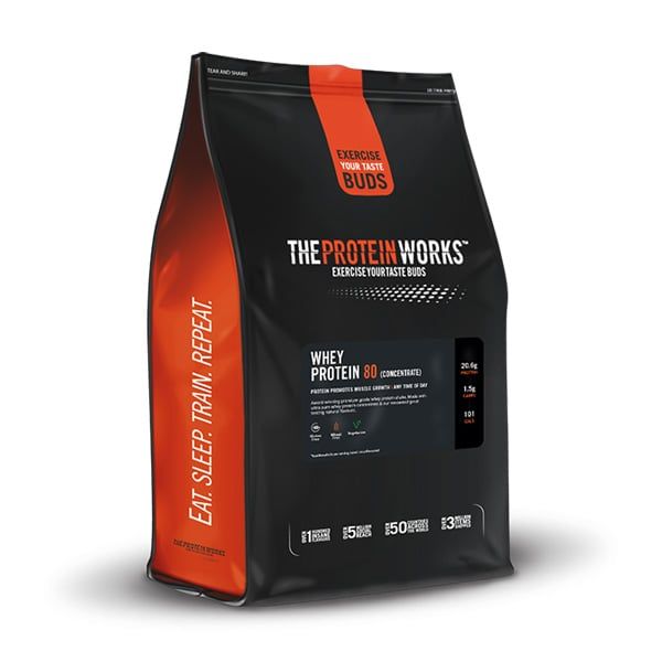 Sữa Tăng Cơ The Protein Works Whey Protein 80 Concentrate 5 mùi - 1kg