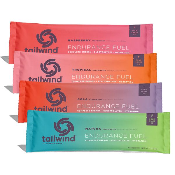 Bột bổ sung năng lượng Tailwind Caffeinated Endurance Fuel 54g - 4 mùi