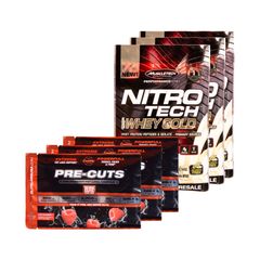 GIFT COMBO 3 Gói 1 lần dùng của Pre cut + 2 mẫu thử Nitrotech Whey Gold