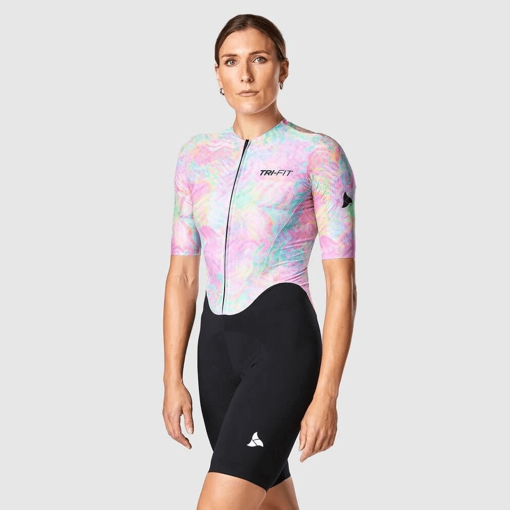 Bộ Quần Áo Ba Môn Phối Hợp Cho Nữ - Tri-Fit Geo Women's Triathlon Suit (3 màu)