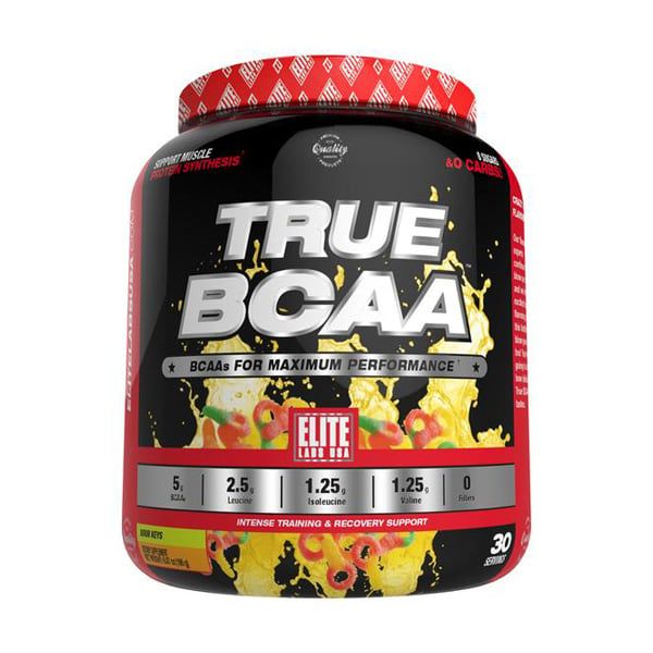 Sữa Phục Hồi Chống Đau Mỏi Cơ Elite Labs USA True BCAA 195g