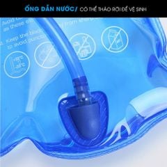 Bình nước thể thao, túi nước chạy bộ leo núi có vòi hút GoodFit GF04RA