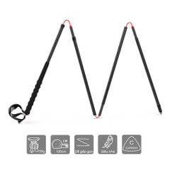 Gậy leo núi siêu nhẹ Zenone Ultra Light Trekking Poles Z1801 - 100% Carbon