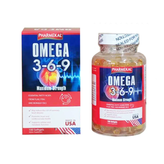 Viên Dầu Cá Pharmekal Omega 369 - Hỗ trợ làm giảm cholesterol và triglycerid trong máu