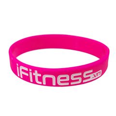 Gift Vòng đeo tay cao su thể thaoFitness for Success - Pink