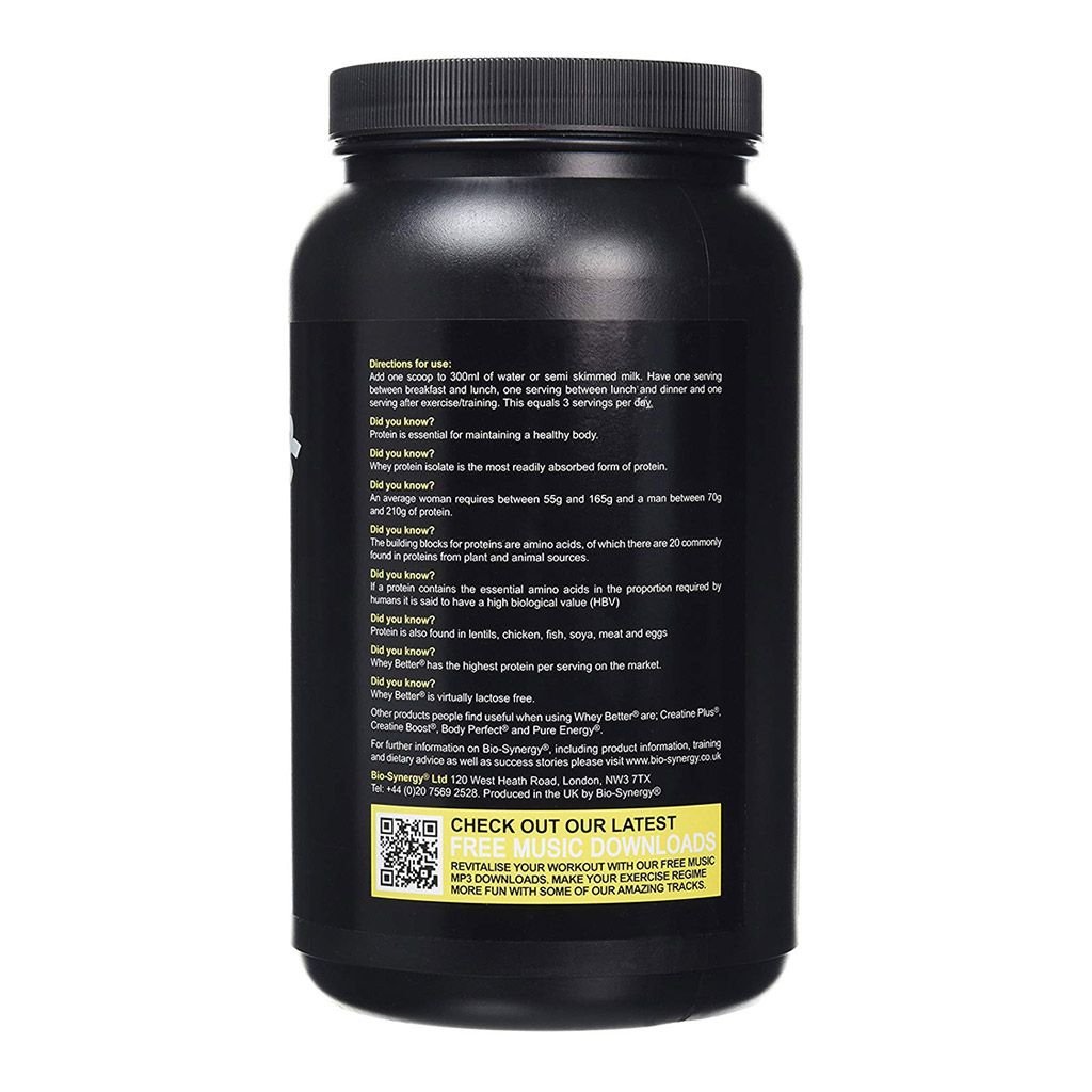 Sữa Tăng Cơ Cao Cấp Bio Synergy Whey Better 750g