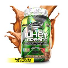 Sữa Tăng Cơ All-In-One 100% Whey Greens 908g 2 mùi