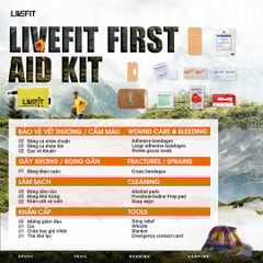 Túi Sơ Cứu Đa Năng LiveFit First Aid Kit 17in1