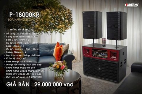 Loa Điện 2 Cột OMATON P-18000KR