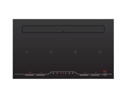 Bếp từ kết hợp hút mùi Malloca HIH-904 SLIM