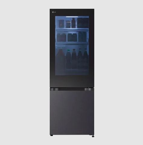 Tủ lạnh LG Instraview 340 lít LBB33BLMAI màu đen