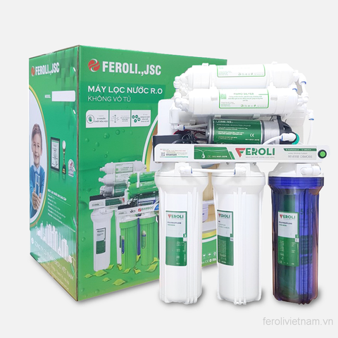 Máy lọc nước RO Feroli - Không vỏ tủ FR39.21T (9 cấp lọc)