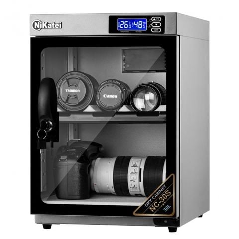 Tủ chống ẩm Nikatei NC-30S Silver Plus (30 lít)