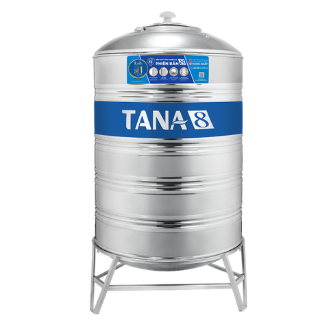 Bồn nước inox Tân Á 8 – 500L Đứng(Ø700)