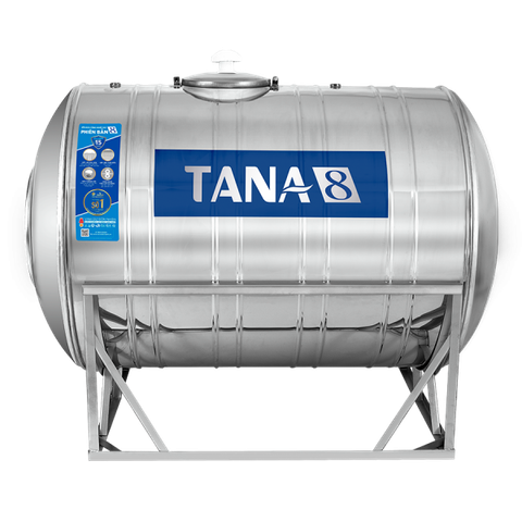 Bồn nước inox Tân Á 8 – 1000L Ngang(Ø920)