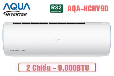 Điều hòa AQUA 9000BTU 2 chiều inverter AQA-KCHV9D