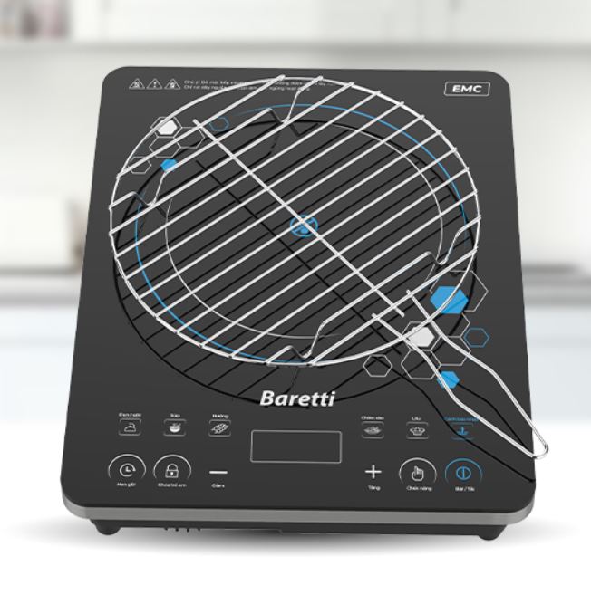 Skvj Baretti Bếp hồng ngoại cảm ứng BARETTI BRD606 Không kén nồi – MinhTien.vip