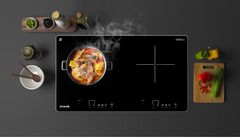 Bếp từ đôi D'mestik AM-D203 (bo viền)