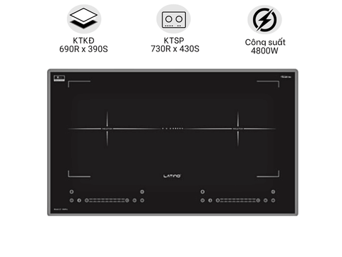 BẾP TỪ đôi LATINO LT-968Pro