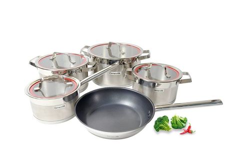 BỘ NỒI INOX D'MESTIK ĐÁY TỪ R-9