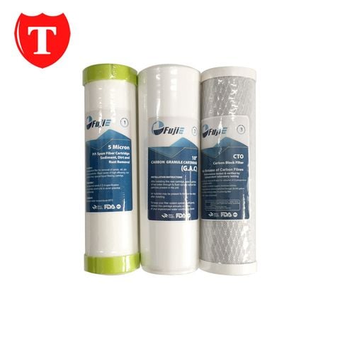 Bộ 3 lõi lọc nước thô 123 Fujie
