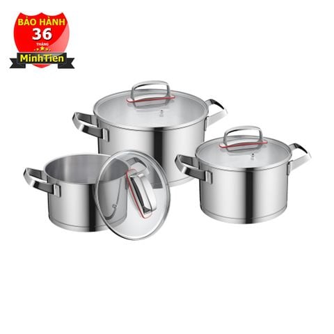 Bộ nồi inox cho bếp từ Eurosun MC1805 - Visions