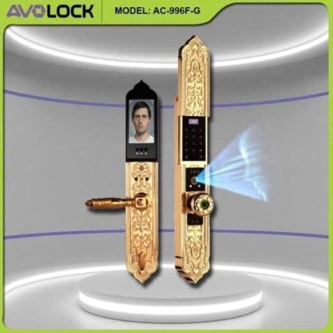 Khóa Vân Tay Cửa Gỗ Đại Sảnh AVOLOCK AC-996F-G