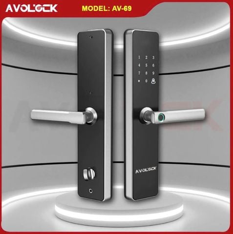 Khóa Vân Tay Cửa Gỗ AVOLOCK AV-69