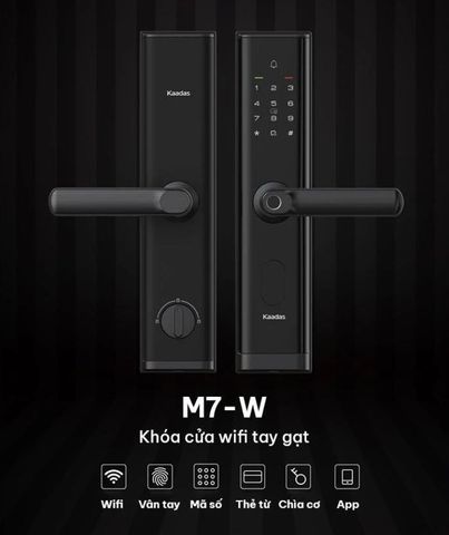Khoá vân tay Kaadas M7-W mobile app wifi