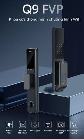 Khoá cửa nhận diện khuôn mặt Kaadas Q9-FVP mobile app wifi