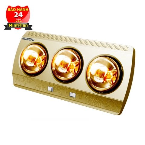 Đèn sưởi nhà tắm 3 bóng Kungfu KF-DS3