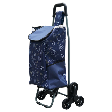 Xe kéo đi chợ leo cầu thang kèm túi tiện lơi FUJIHOME ST-30D6