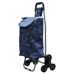 Xe kéo đi chợ leo cầu thang kèm túi tiện lơi FUJIHOME ST-30D6