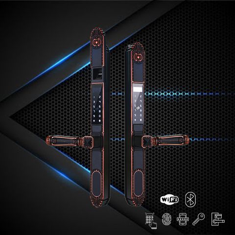 Khoá vân tay cửa nhôm Avolock AN-391 App, Remote