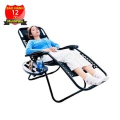 Ghế xếp thư giãn Sumika 179A đen