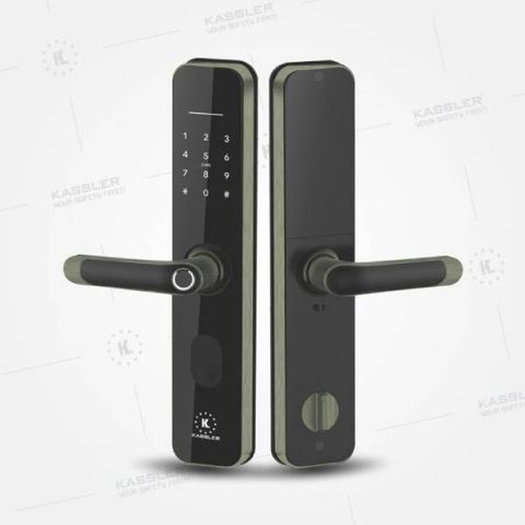 Khóa điện tử Kassler KL – 696 APP GREEN BRONZE