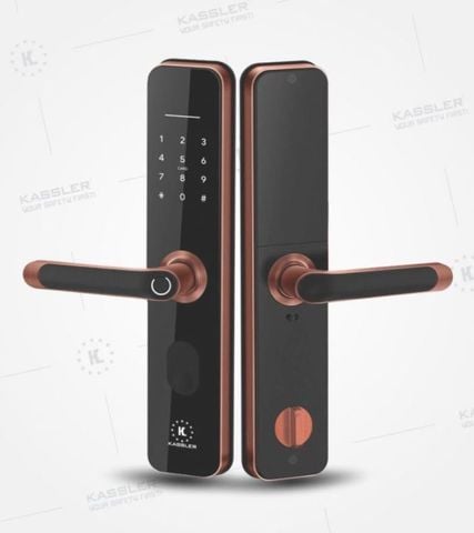 Khóa điện tử Kassler KL- 696 APP RED BRONZE