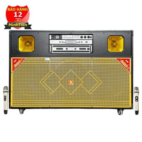 Loa Kéo Điện 4 tấc đôi có sub 4 tấc 22SN