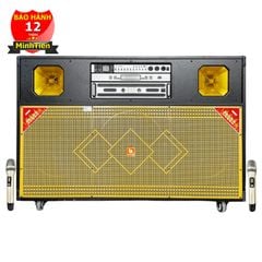 Loa Kéo Điện 4 tấc đôi có sub 4 tấc 22SN