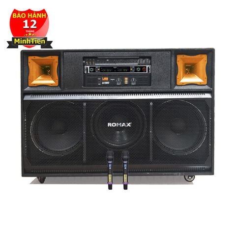 Loa Kéo Điện Romax HAB 215-31 4 tấc đôi có sub