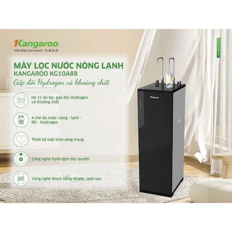 Máy lọc nước Hydrogen nóng lạnh Kangaroo KG10A88