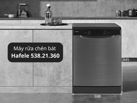 Máy rửa chén Hafele HDW-F602EB (538.21.360)