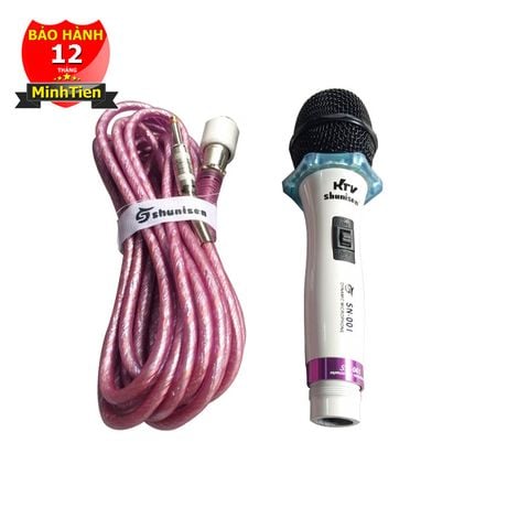 Micro hát karaoke có dây Shunison KTV SN-001