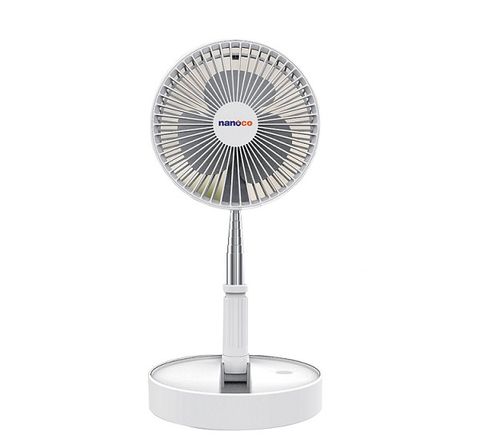 Quạt sạc gấp gọn Nanoco NFF1617W