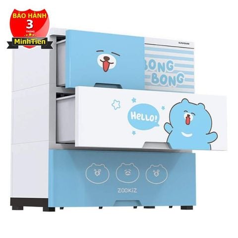 TỦ NHỰA SƠ SINH 4 NGĂN  SUNHOUSE KS CA688B4