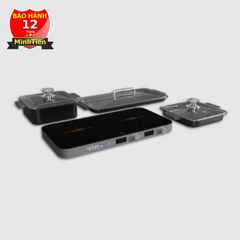 Bếp từ đôi kèm bộ nồi Hawonkoo MCEH-200-II