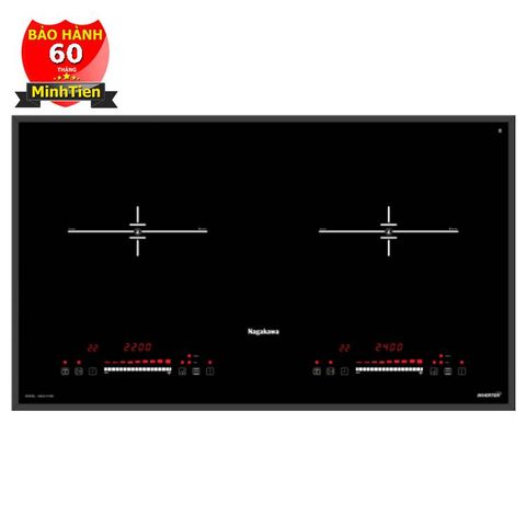 Bếp đôi điện từ Nagakawa NAG1214M