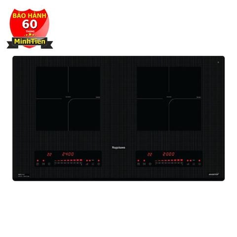 Bếp đôi điện từ Nagakawa NK2C03M